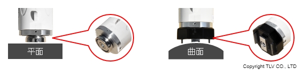 設置面の形状に合わせて2種類のマグネット（曲面用はオプション）をご用意しています。また必要に応じて、ネジ込みによる取り付けも可能です