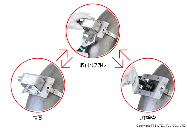 プルーブを取り外しセンサーを使用