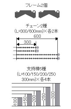 標準ブラケットセット(コンパクトチェーン)
