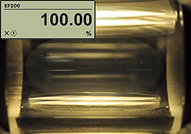乾き度100％（飽和蒸気、x = 1）