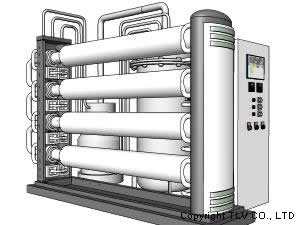 逆止弁の使用例-純水精製装置、SIP工程