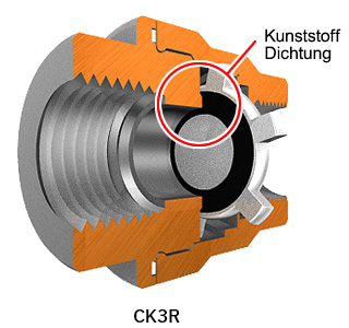 CK3R has a rubber seal.