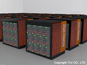 逆止弁の使用例-スーパーコンピューター、データセンター