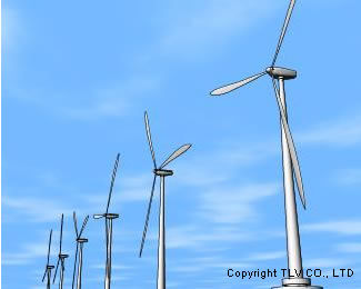 振動計の測定例-風力発電機