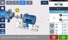 ROTALIGN TOUCHのMOVE機能の3-D表示
