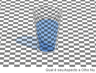 Visual image of the liquid phase state