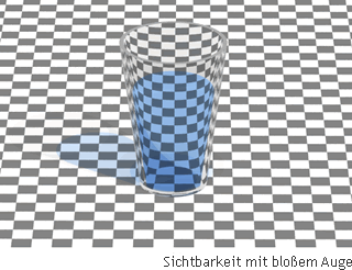 Visual image of the liquid phase state