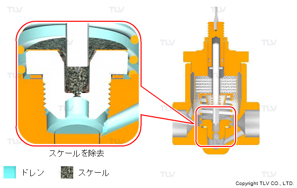 スケール除去機能のイメージアニメーション