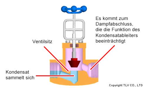 Kondensatableiter-Einlassventil