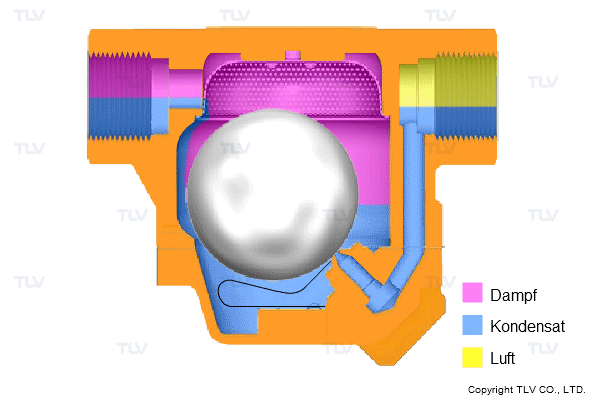 Der grundlegende Mechanismus von Kondensatableitern