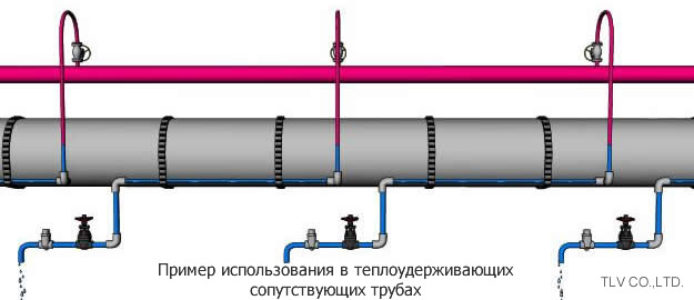 Examples of thermal tracing applications