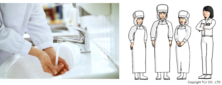温水で手洗いができるようになったことで、作業者のストレスが減少