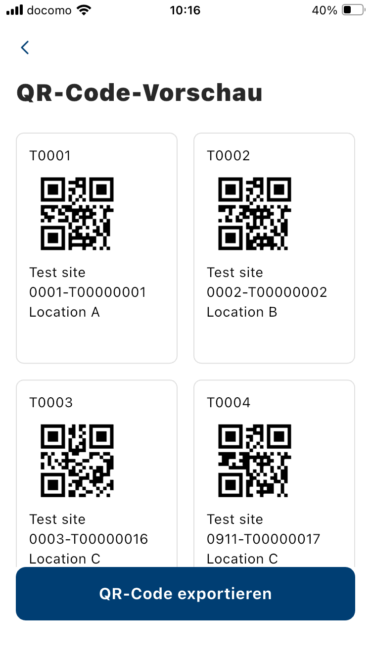 CMRecorder QR-Code-Generierung