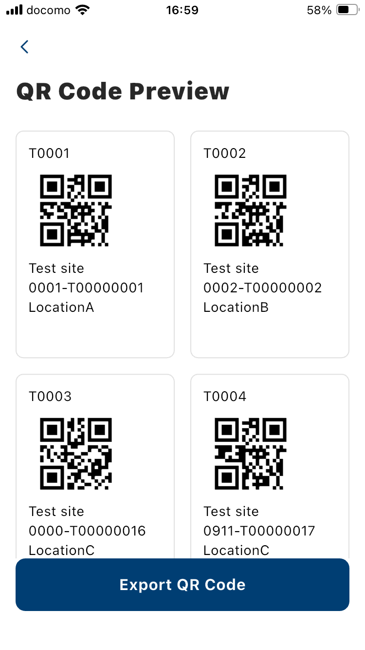 CMRecorder QR code generation