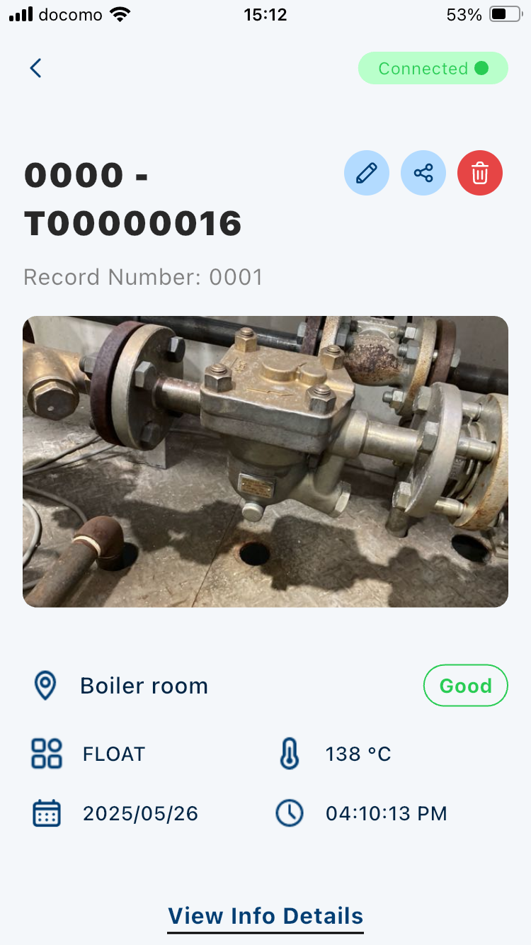 CMRecorder inspection location