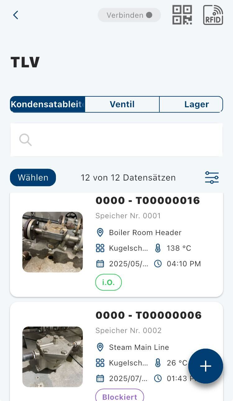 CMRecorder Prüfindex